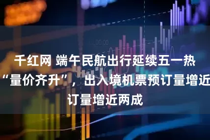 千红网 端午民航出行延续五一热度呈“量价齐升”，出入境机票预订量增近两成