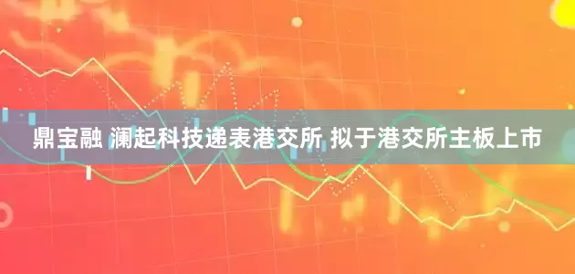 鼎宝融 澜起科技递表港交所 拟于港交所主板上市