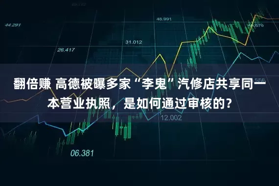 翻倍赚 高德被曝多家“李鬼”汽修店共享同一本营业执照，是如何通过审核的？